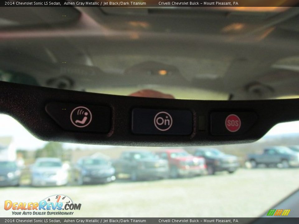2014 Chevrolet Sonic LS Sedan Ashen Gray Metallic / Jet Black/Dark Titanium Photo #11
