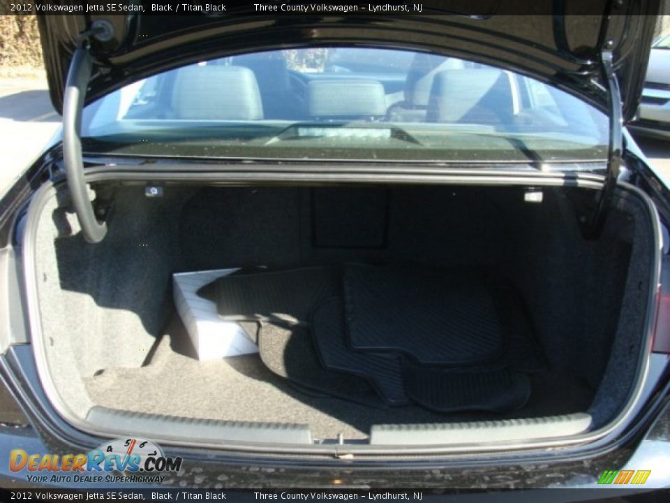 2012 Volkswagen Jetta SE Sedan Black / Titan Black Photo #13