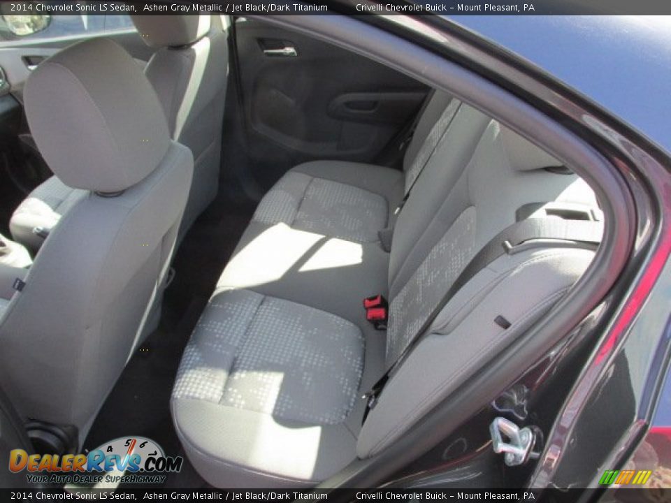 2014 Chevrolet Sonic LS Sedan Ashen Gray Metallic / Jet Black/Dark Titanium Photo #14