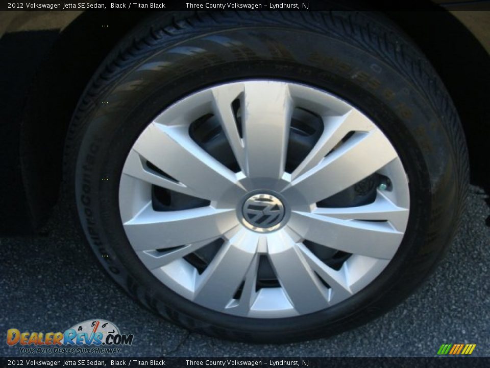 2012 Volkswagen Jetta SE Sedan Black / Titan Black Photo #14