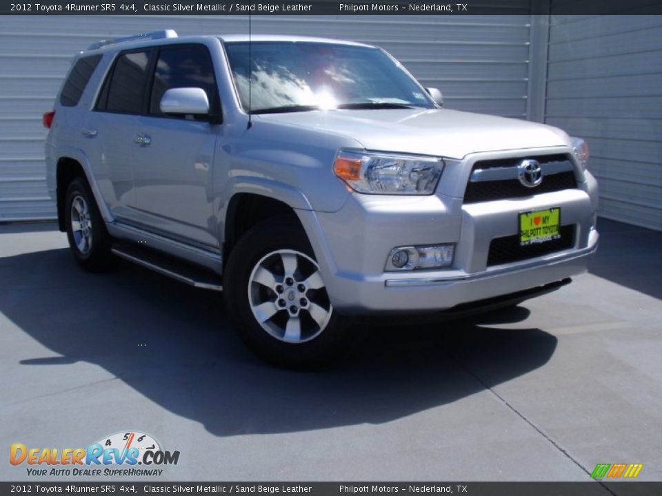 2012 Toyota 4Runner SR5 4x4 Classic Silver Metallic / Sand Beige Leather Photo #1