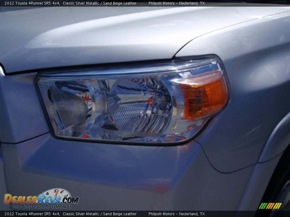 2012 Toyota 4Runner SR5 4x4 Classic Silver Metallic / Sand Beige Leather Photo #9