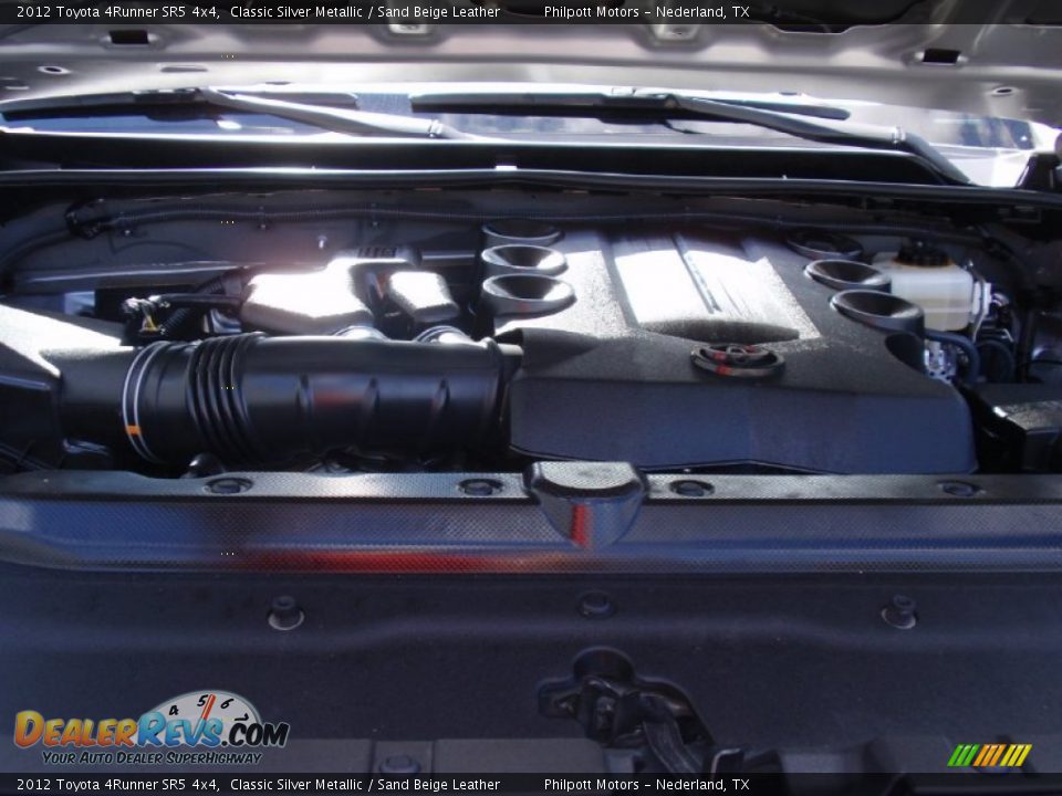 2012 Toyota 4Runner SR5 4x4 Classic Silver Metallic / Sand Beige Leather Photo #21