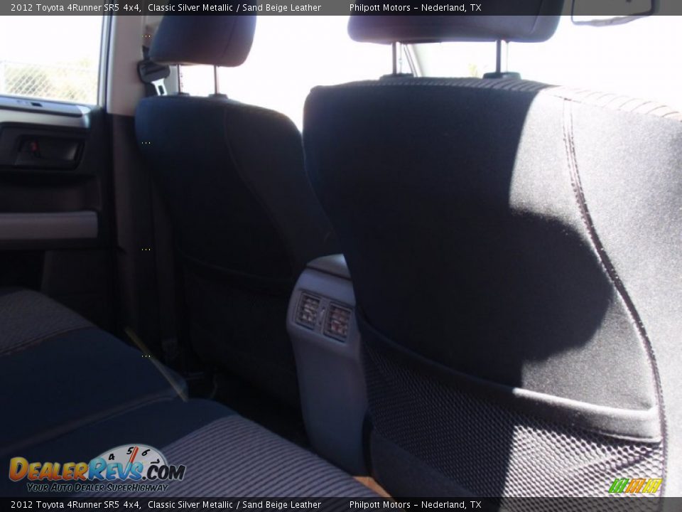 2012 Toyota 4Runner SR5 4x4 Classic Silver Metallic / Sand Beige Leather Photo #26