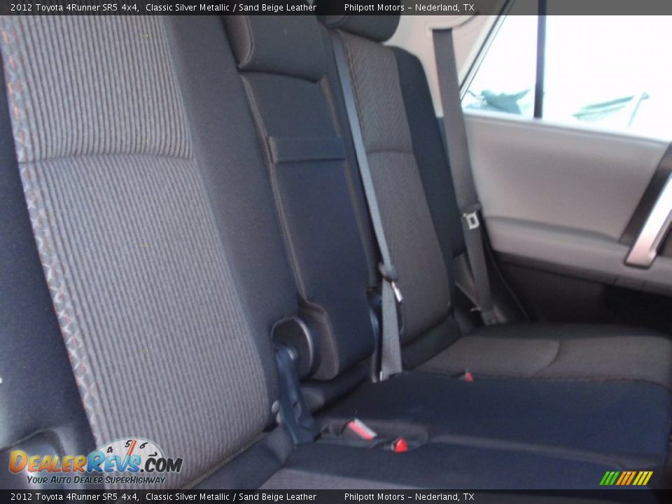 2012 Toyota 4Runner SR5 4x4 Classic Silver Metallic / Sand Beige Leather Photo #27