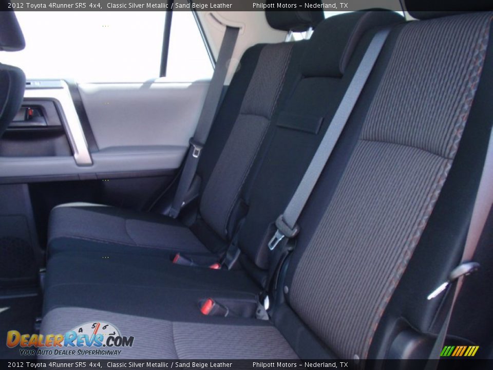 2012 Toyota 4Runner SR5 4x4 Classic Silver Metallic / Sand Beige Leather Photo #31