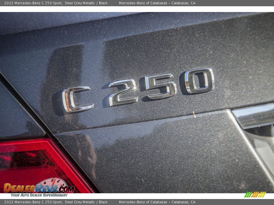 2013 Mercedes-Benz C 250 Sport Steel Grey Metallic / Black Photo #7