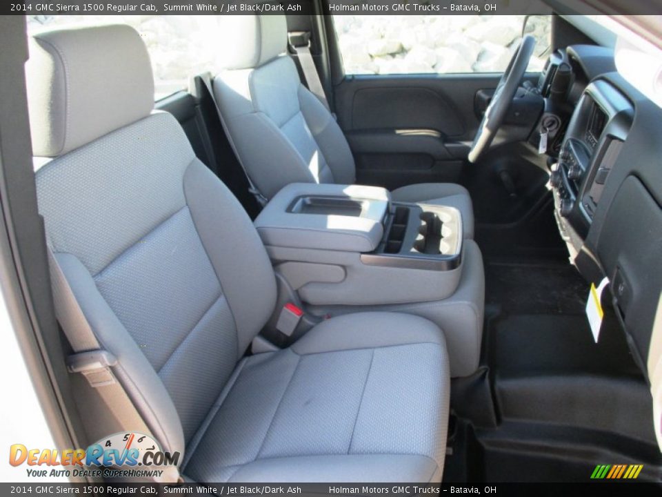 2014 GMC Sierra 1500 Regular Cab Summit White / Jet Black/Dark Ash Photo #19
