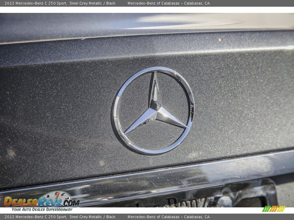 2013 Mercedes-Benz C 250 Sport Steel Grey Metallic / Black Photo #30