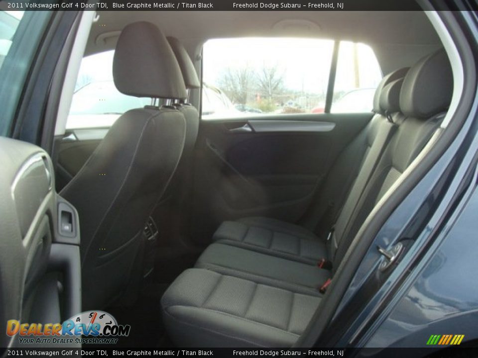 2011 Volkswagen Golf 4 Door TDI Blue Graphite Metallic / Titan Black Photo #8