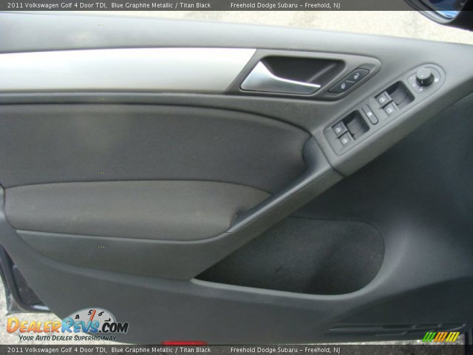2011 Volkswagen Golf 4 Door TDI Blue Graphite Metallic / Titan Black Photo #9