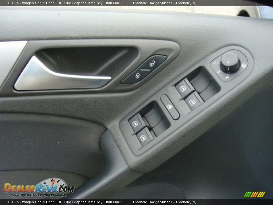 2011 Volkswagen Golf 4 Door TDI Blue Graphite Metallic / Titan Black Photo #10