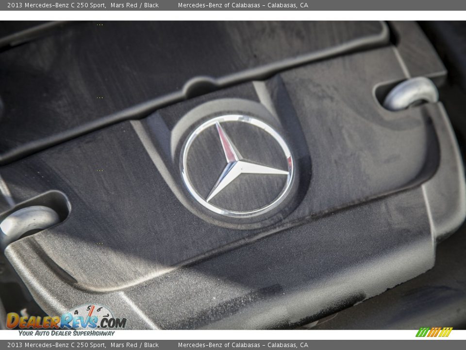 2013 Mercedes-Benz C 250 Sport Mars Red / Black Photo #26
