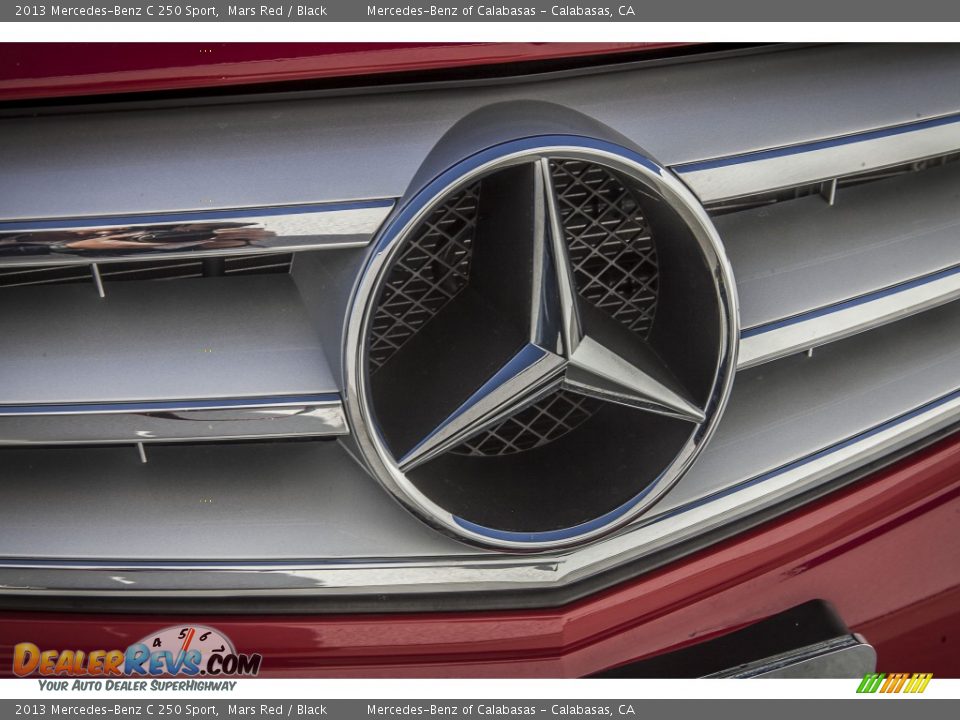 2013 Mercedes-Benz C 250 Sport Mars Red / Black Photo #28