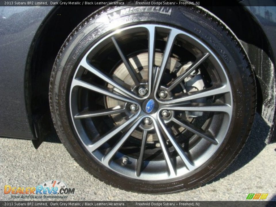 2013 Subaru BRZ Limited Dark Grey Metallic / Black Leather/Alcantara Photo #9