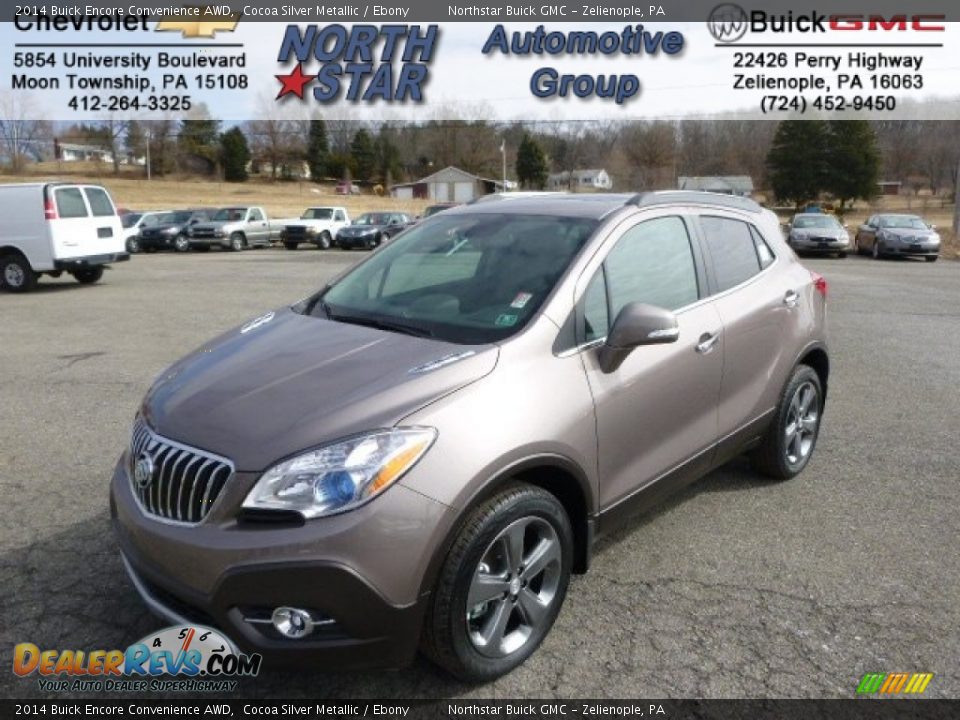 2014 Buick Encore Convenience AWD Cocoa Silver Metallic / Ebony Photo #1