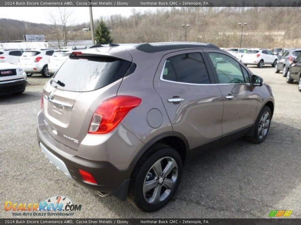 2014 Buick Encore Convenience AWD Cocoa Silver Metallic / Ebony Photo #5