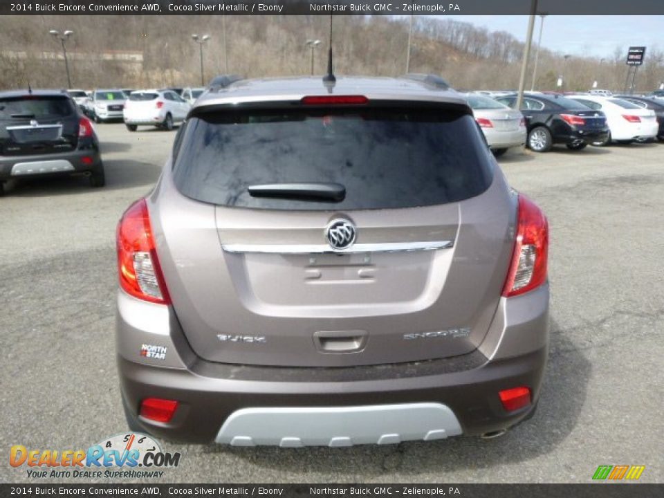 2014 Buick Encore Convenience AWD Cocoa Silver Metallic / Ebony Photo #6