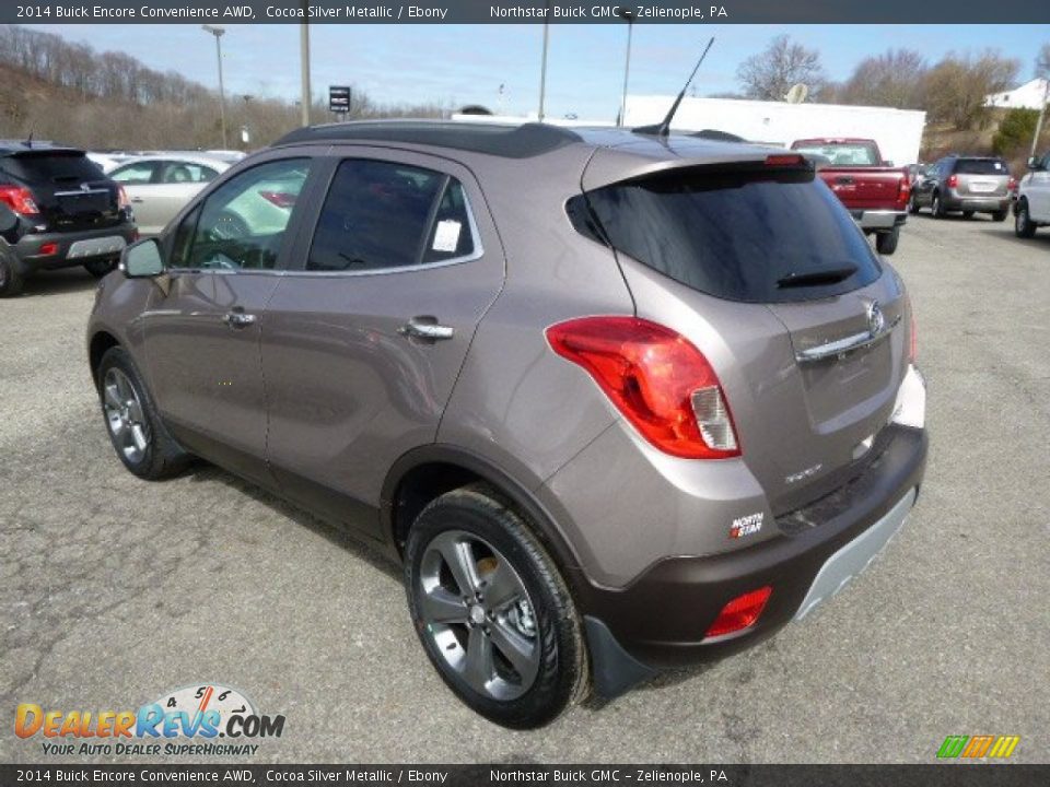 2014 Buick Encore Convenience AWD Cocoa Silver Metallic / Ebony Photo #7