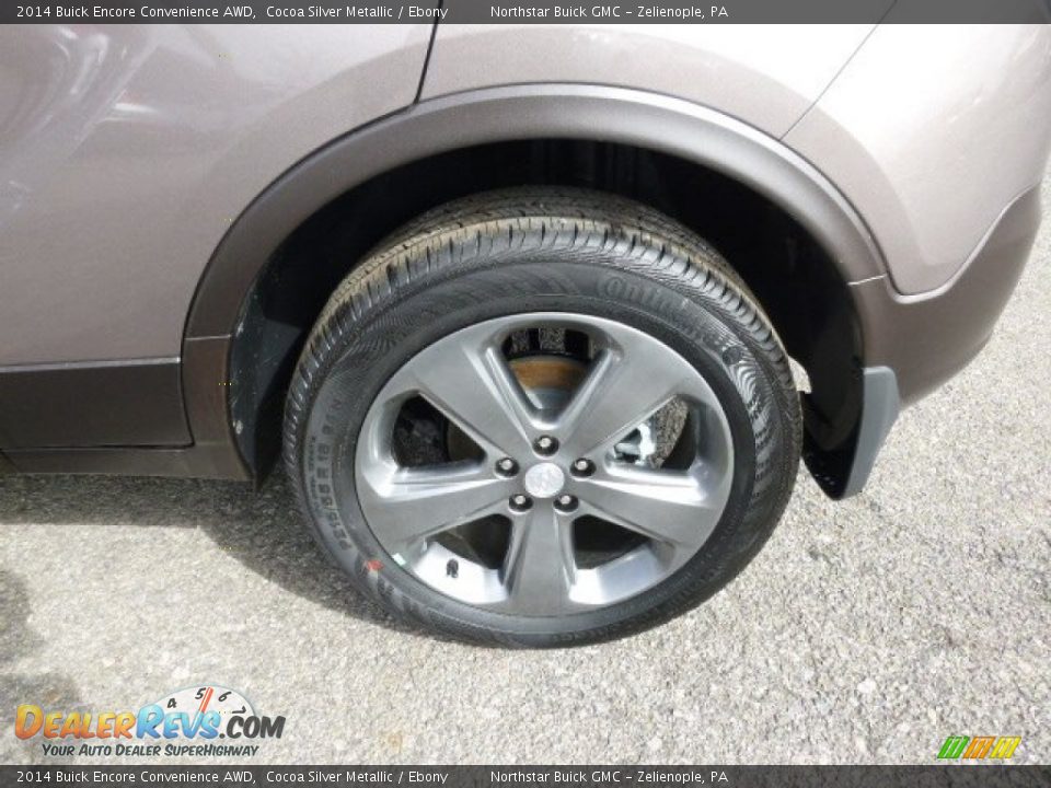 2014 Buick Encore Convenience AWD Cocoa Silver Metallic / Ebony Photo #9