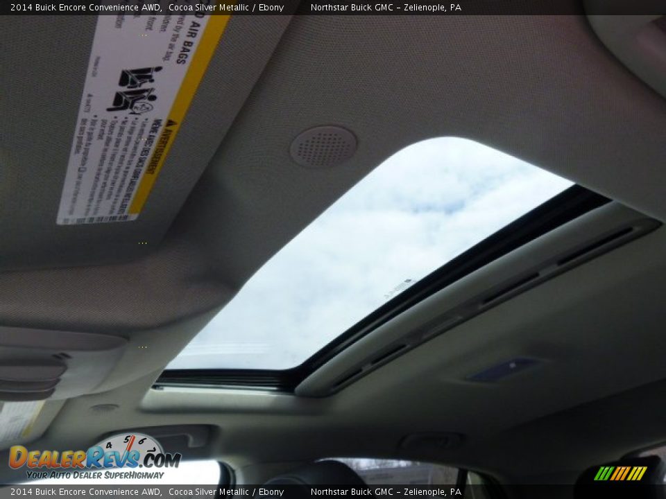 2014 Buick Encore Convenience AWD Cocoa Silver Metallic / Ebony Photo #14