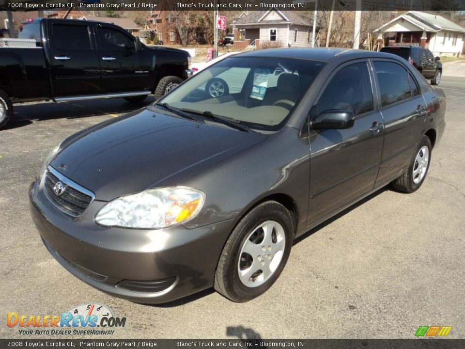 2008 Toyota Corolla CE Phantom Gray Pearl / Beige Photo #1