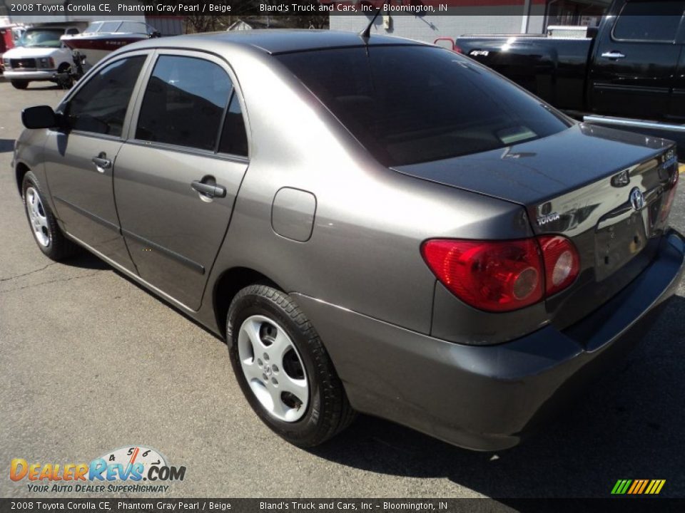 2008 Toyota Corolla CE Phantom Gray Pearl / Beige Photo #2
