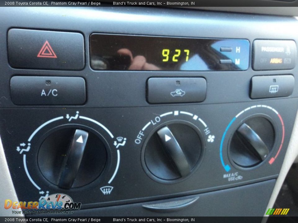 2008 Toyota Corolla CE Phantom Gray Pearl / Beige Photo #8