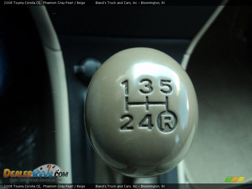 2008 Toyota Corolla CE Phantom Gray Pearl / Beige Photo #9