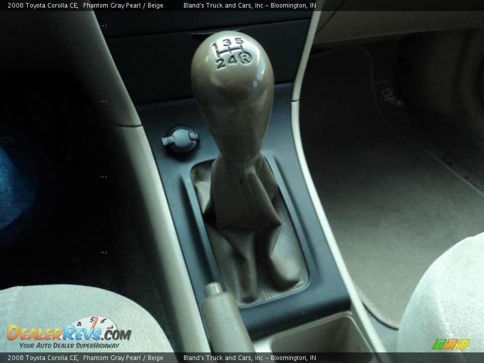 2008 Toyota Corolla CE Phantom Gray Pearl / Beige Photo #10