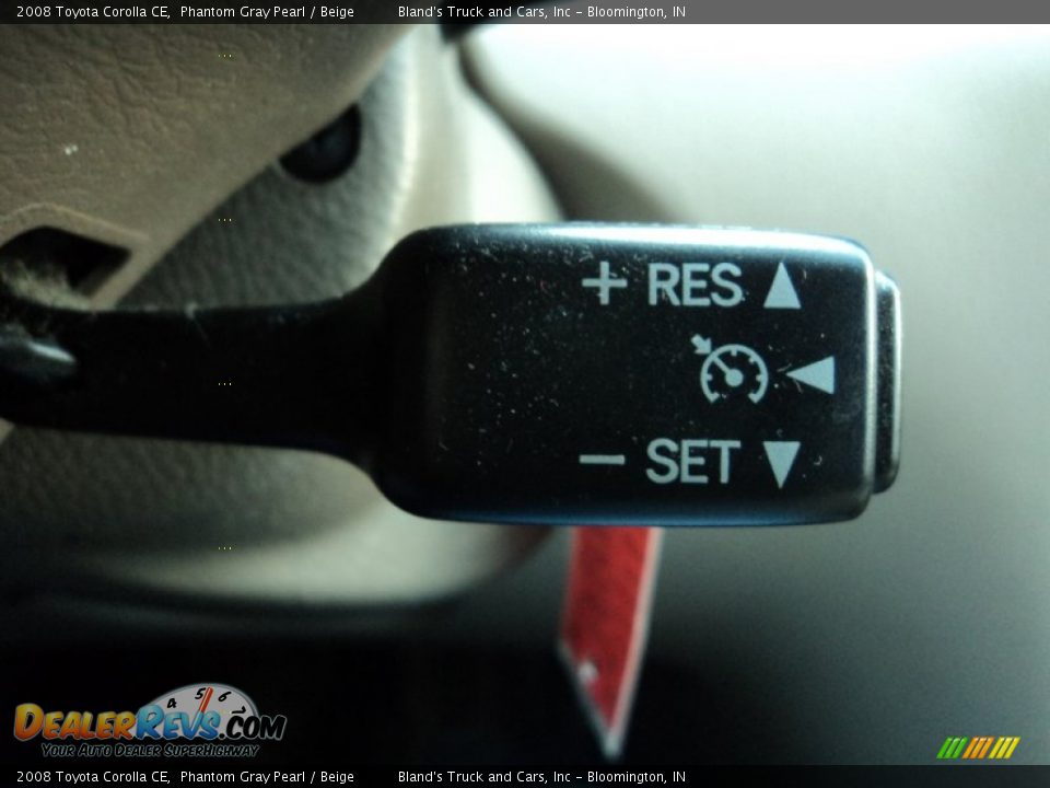 2008 Toyota Corolla CE Phantom Gray Pearl / Beige Photo #11