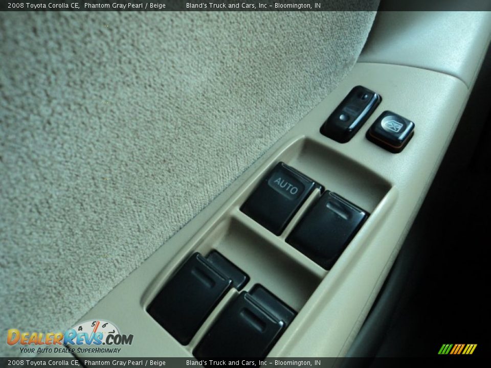 2008 Toyota Corolla CE Phantom Gray Pearl / Beige Photo #12