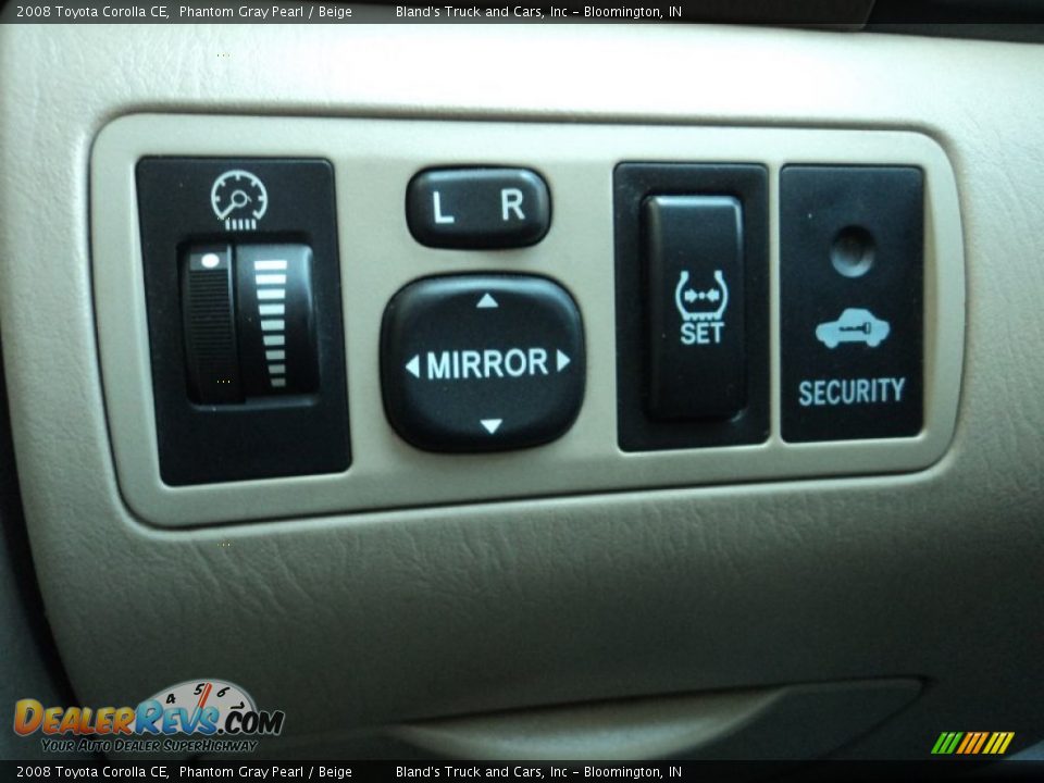 2008 Toyota Corolla CE Phantom Gray Pearl / Beige Photo #13