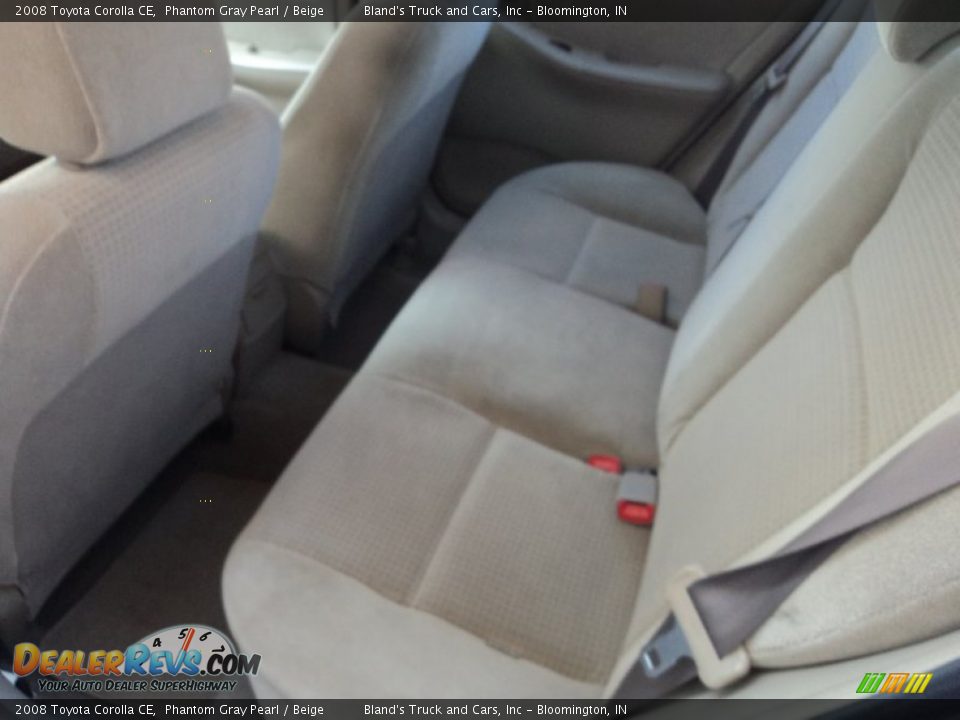 2008 Toyota Corolla CE Phantom Gray Pearl / Beige Photo #16