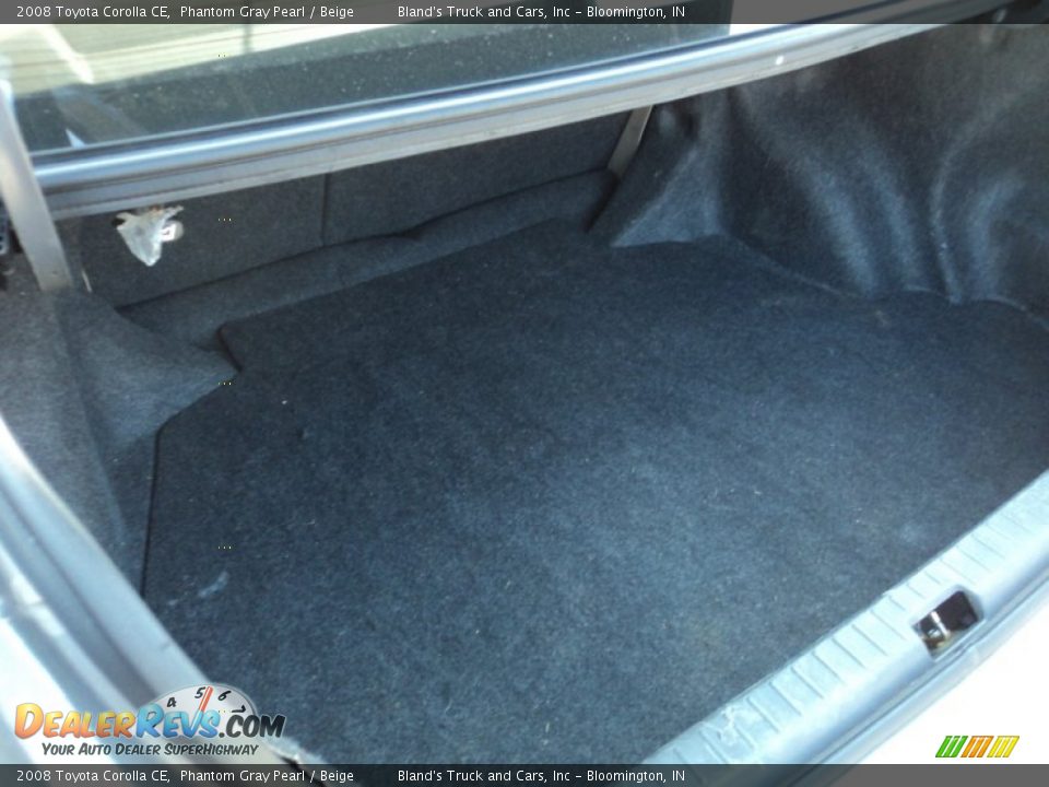 2008 Toyota Corolla CE Phantom Gray Pearl / Beige Photo #22