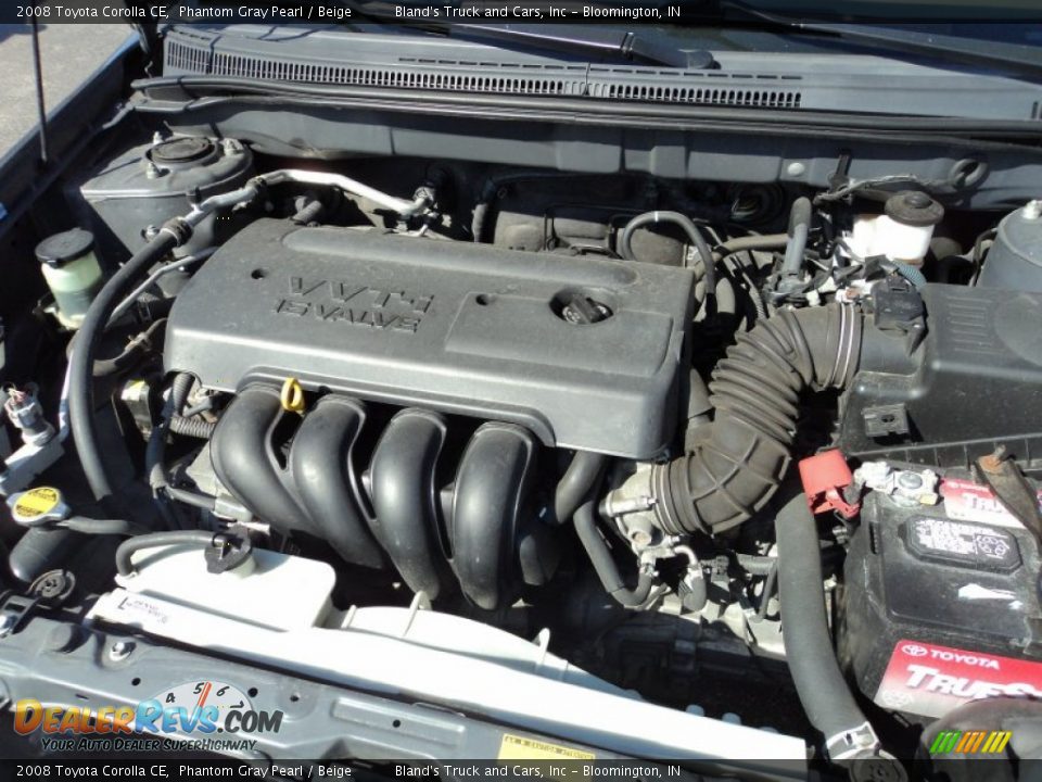 2008 Toyota Corolla CE Phantom Gray Pearl / Beige Photo #23
