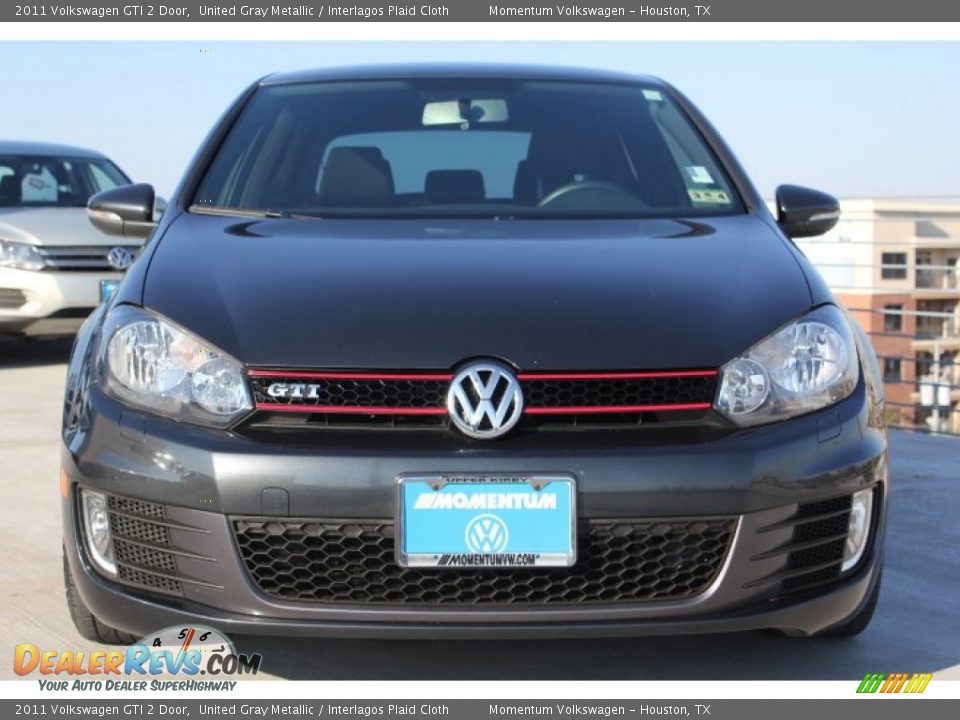 2011 Volkswagen GTI 2 Door United Gray Metallic / Interlagos Plaid Cloth Photo #2