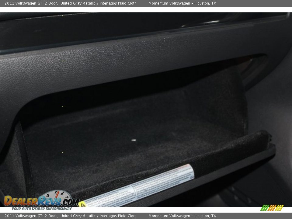 2011 Volkswagen GTI 2 Door United Gray Metallic / Interlagos Plaid Cloth Photo #29