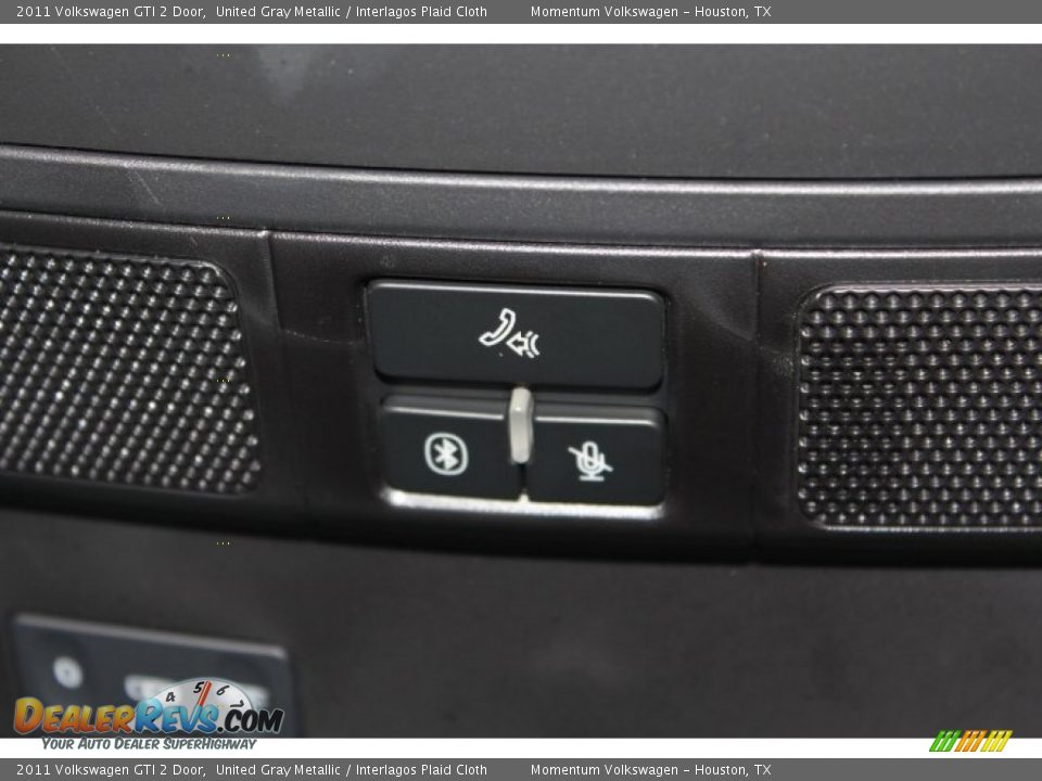 2011 Volkswagen GTI 2 Door United Gray Metallic / Interlagos Plaid Cloth Photo #30