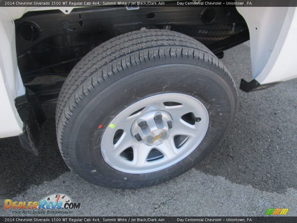 2014 Chevrolet Silverado 1500 WT Regular Cab 4x4 Summit White / Jet Black/Dark Ash Photo #3