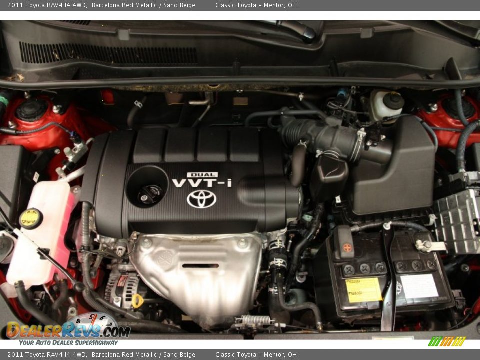 2011 Toyota RAV4 I4 4WD 2.5 Liter DOHC 16-Valve Dual VVT-i 4 Cylinder Engine Photo #17