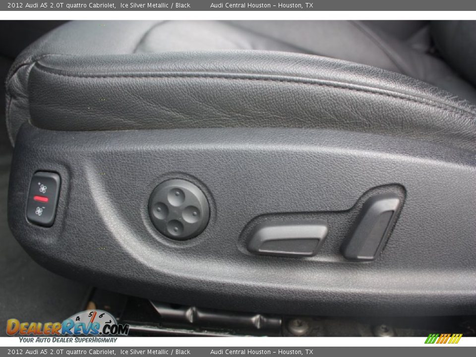 2012 Audi A5 2.0T quattro Cabriolet Ice Silver Metallic / Black Photo #10