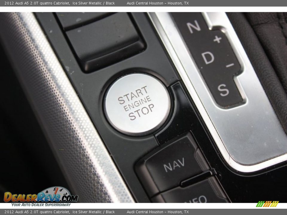 2012 Audi A5 2.0T quattro Cabriolet Ice Silver Metallic / Black Photo #17
