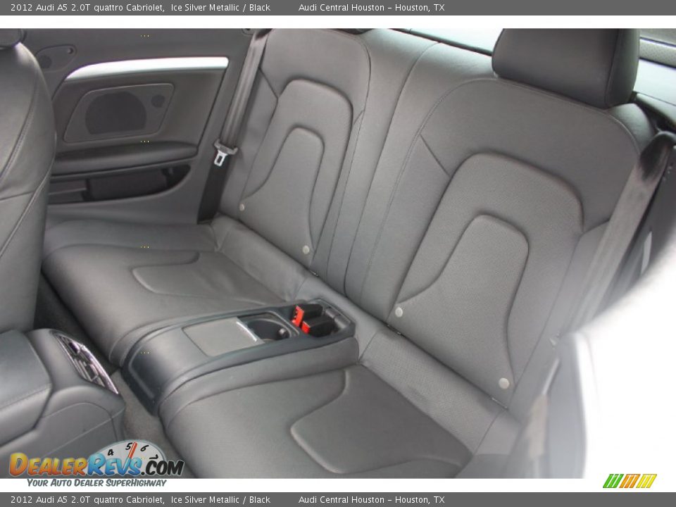 2012 Audi A5 2.0T quattro Cabriolet Ice Silver Metallic / Black Photo #20