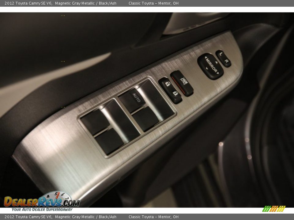 2012 Toyota Camry SE V6 Magnetic Gray Metallic / Black/Ash Photo #5