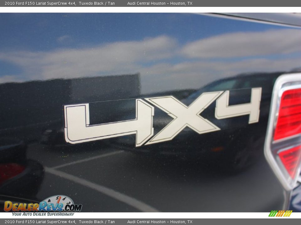 2010 Ford F150 Lariat SuperCrew 4x4 Tuxedo Black / Tan Photo #6