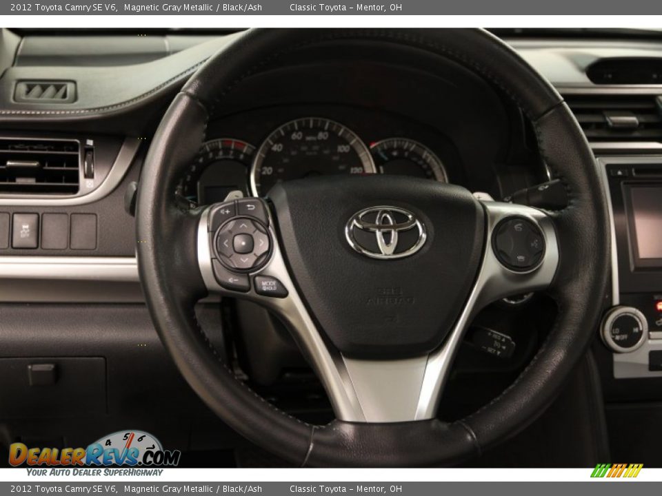 2012 Toyota Camry SE V6 Magnetic Gray Metallic / Black/Ash Photo #8