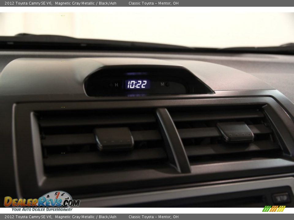 2012 Toyota Camry SE V6 Magnetic Gray Metallic / Black/Ash Photo #11