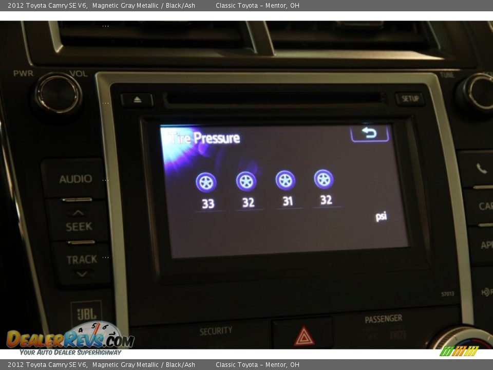 2012 Toyota Camry SE V6 Magnetic Gray Metallic / Black/Ash Photo #18