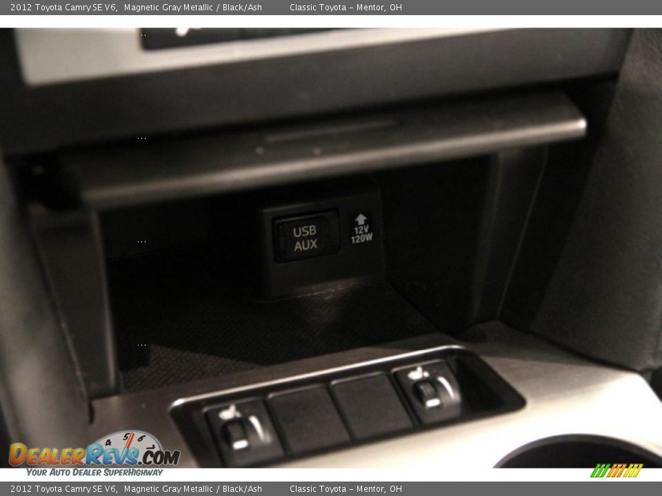 2012 Toyota Camry SE V6 Magnetic Gray Metallic / Black/Ash Photo #22